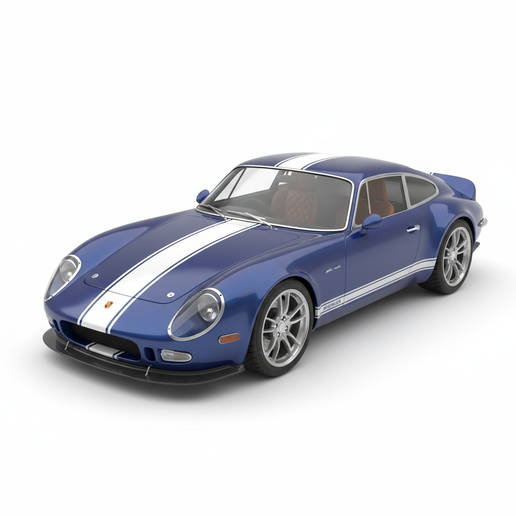 Singer Le Mans street scene diorama STL, car workshop STL, car showroom STL, snap fit car STL, assembly car STL, stance car STL, drift legend car STL, SUV STL, 1920s car STL, 1990s JDM car STL, car display model, 1:24 car STL, parking lot diorama STL, wag