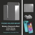 bbbbbbbbbb.jpg Modern Phone Mount | Diamond Effect - Fast Print