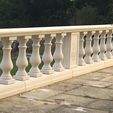 classic-stone-balustrade-photo1.jpg Model Railway Decorative Stone Balustrade with Pillars
