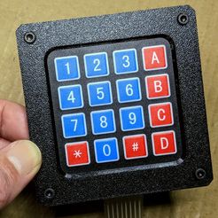 keypad-cover-002.jpg Free STL file Cover for 4x4 membrane keypad・3D print object to download, t0b1