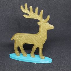 20181218_091443.jpg Fichier STL gratuit renne du père noël・Modèle à télécharger et à imprimer en 3D