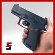 cults3D-1.jpg Pistol SIG Sauer P320 Pistol Prop practice fake training gun