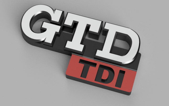 Adnotacja 2020-08-28 180515.png Fichier STL GOLF MK2 II EMBLÈME GTD TDI・Design imprimable en 3D à télécharger, Marcin_Wojcik