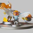 Fletchling,talonflame,fletchinder.2008.jpg Fletchling,Talonflame,Fletchinder Evolution Pack -- FAN ART - POKÉMON FIGURINE