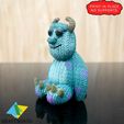 2.jpg Knitted Sully from Monster inc