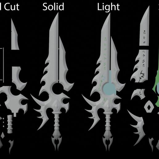 STL file Kingsmourne Anduin sword frostmourne world of warcraft ...