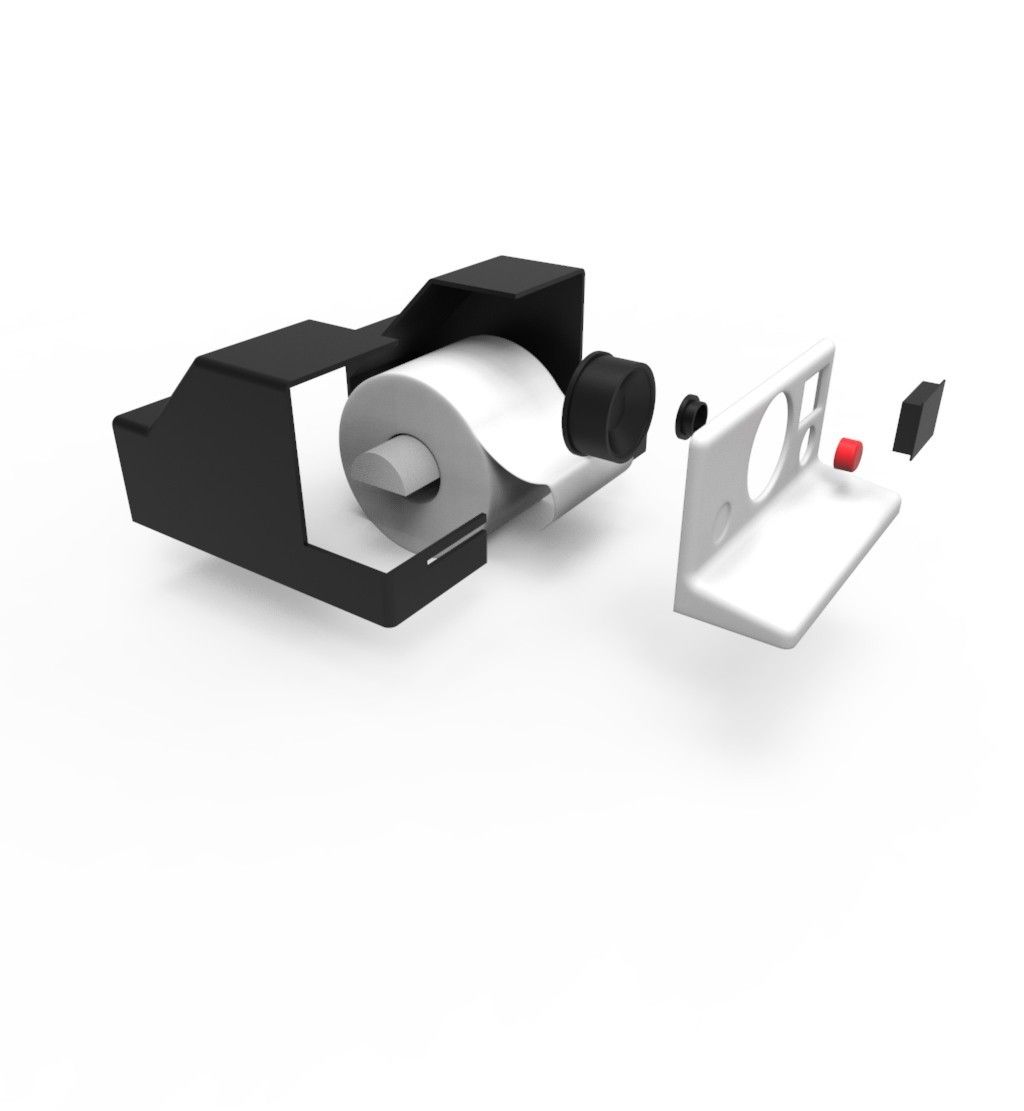 untitled.94.jpg Файл STL polaroid paper holder・3D-печать дизайна для загрузки, jacopo