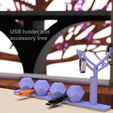 1.png USB holder and accessory tree