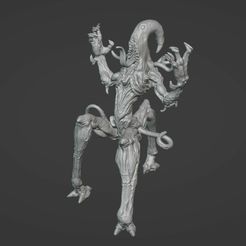 1.jpg Archivo STL Polvo 1947 - Mythos - Avatar de Nyarlathotep Proxy (Escultura alternativa)・Diseño de impresora 3D para descargar