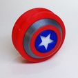 CapAmerica3.jpg Archivo STL YOYO Captain America・Modelo para descargar y imprimir en 3D