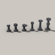 chesspieces.png ring desing chess piece set  - Comerical license