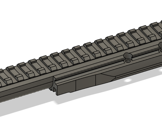 🔫 Ultimak M1-B AK Gas Tube Rail・Fichier STL pour Impression 3D・Cults