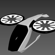 2.png Archivo STL Avión futurista modelo 3D de bricolaje・Objeto imprimible en 3D para descargar, NewCraft3D