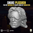 4.png Snake Plissken fan Art Kit 3D printable Files For Action Figures