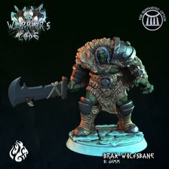 Brax-Wolfsbane.jpg Fichier 3D Brax Wolfsbane, Héros Orque・Objet imprimable en 3D à télécharger