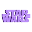 LOGO2_StarWars.stl LETTERS AND NUMBERS FUTHARK (STAR WARS ALPHABET) LETTERS AND NUMBERS | LOGO