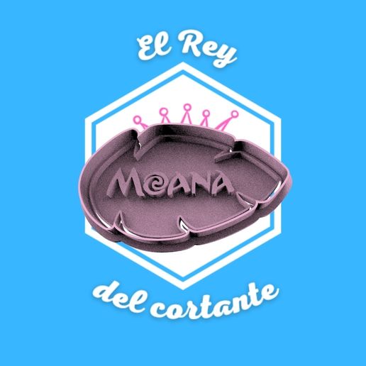 cutting moana 3D model