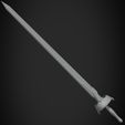 AsunaSwordFrontalBase.jpg Sword Art Online Asuna Lambent Light Rapier for Cosplay