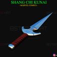 001.jpg SHANG CHI Weapon - Death Dealer Kunai - Marvel Legend Comics 3D print model