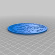 Franc_1_top_B_V1.png Coin coaster Franc 1