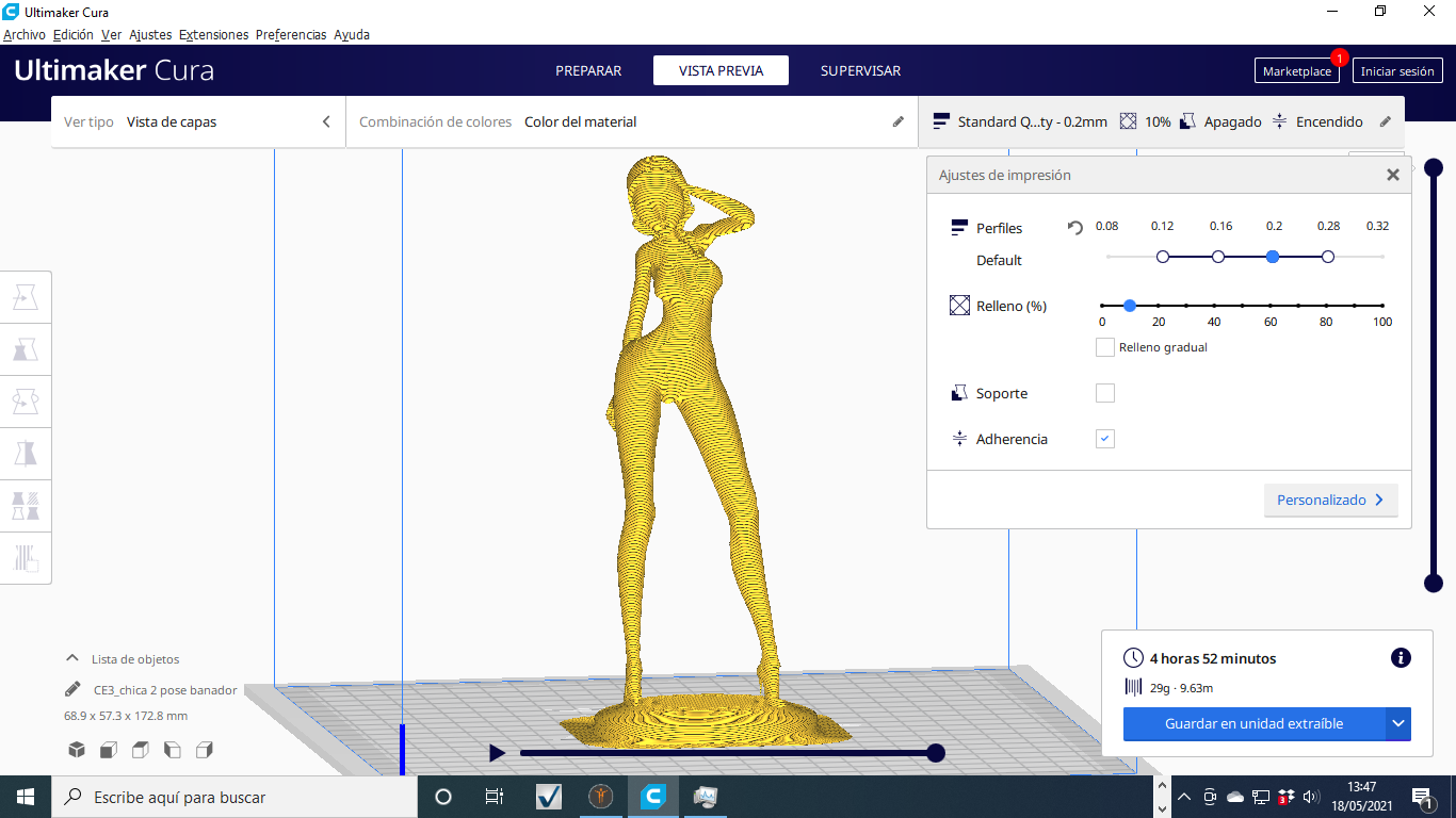 2021-05-18-(4).png STL-Datei ANIME type girl with swimsuit herunterladen • Modell zum 3D-Drucken, javherre
