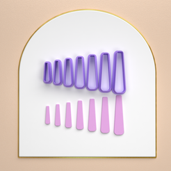 Presentacion-etsy-Frontal.png 3D file Polymer Clay Cutter Basic geometric shapes Trapezoid Irregular in 7 Size 2 version cut/eulitec.com/-cc-copyrighted-license・3D printer design to download