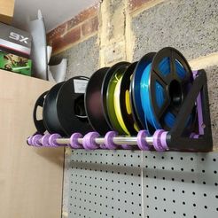 Filament Spool Rack - Stackable - Glueless by ihateu3, Download free STL  model