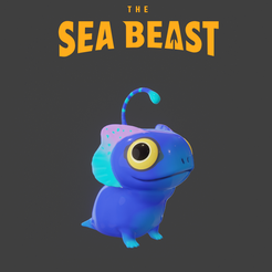 SEA BEAST STL-Datei Blau aus "Das Seeungeheuer"・3D-druckbares Modell zum herunterladen