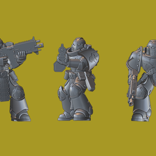 Steel Knights 5 (Supported) 3D model