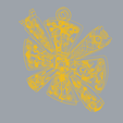 perspective_screenshot_wireframe.png Ancient Symbolic Pendant 3D print