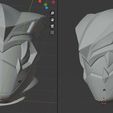 Annotation-2020-05-28-133943.jpg Tokumei Sentai Go-Buster Dark Buster fully wearable cosplay helmet 3D printable STL file