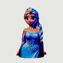 1.jpg Elsa - Frozen- 3D Silhouette