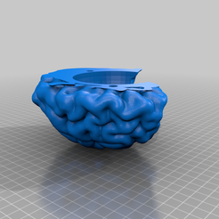 Brain_8_ball_3.3_Right.png Fichier STL gratuit La boule de cristal du cerveau humain・Plan pour imprimante 3D à télécharger, MattInDetroit