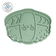 Sushi_kawaii_maki_8cm_2pc_09_C.png Sushi Kawaii (no9) - Cookie Cutter - Fondant - Polymer Clay