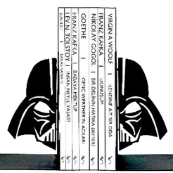 Captura6.png STL file Darth Vader Book Holder, Bookend・3D print design to download