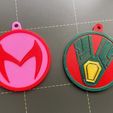 SWV.JPG Scarlet Witch & Vision Keychains