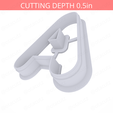 Letter_A~2.75in-cookiecutter-only2.png Letter A Cookie Cutter 2.75in / 7cm
