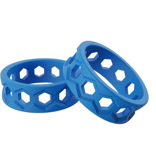 Download free STL file JEWELRY RING POLYGON PATTERN • 3D print model ...