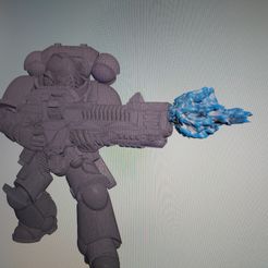 20210211_142857[1].jpg Fichier STL gratuit Le canon de la W40 Hellblaster a éclaté・Objet pour impression 3D à télécharger