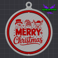 Merry-christmas-Reindeer-snowman-elf.png 🎄 ¡48 adornos giratorios para el árbol de Navidad!