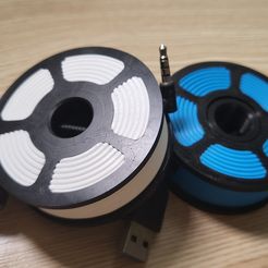 1-2.jpg Fichier STL gratuit Boîte à câble à filament・Objet à télécharger et à imprimer en 3D