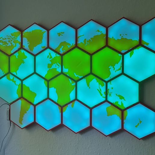 Hexagon World Map
