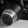reflex Korelle Zeiss Tessar 80-2.8 in EF adapter square.jpg Reflex Korelle lens to Canon EF adapter