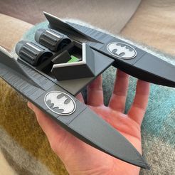 batboat_nicco3.jpg 3MF-Datei Batboat (Batman-Poolspielzeug für Kinder)・Design für 3D-Drucker zum herunterladen
