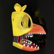 Chica-mask-withered-side.jpg Withered Chica Mask (FNAF / Five Nights At Freddy’s)