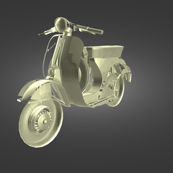 image.png STL-Datei 1968 Piaggio Vespa 125 Primavera・3D-druckbare Vorlage zum herunterladen