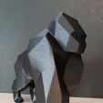 kong orlinski Gorilla Gorilla LowPoly polygon Polygon Gorilla polygonal