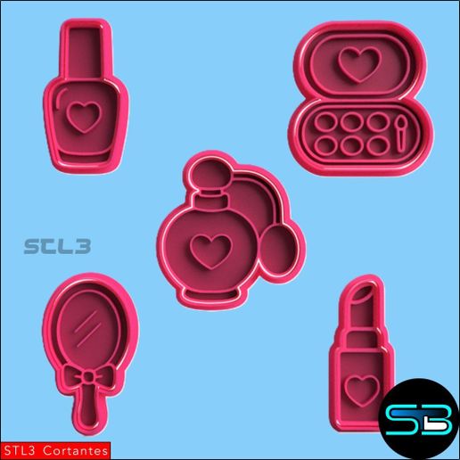 Belleza set x 5 cortantes - cookie cutter