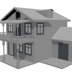 house01.jpg Fichier STL Maison・Design pour impression 3D à télécharger