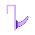 SingleHook.stl Cubicle wall hooks 1"